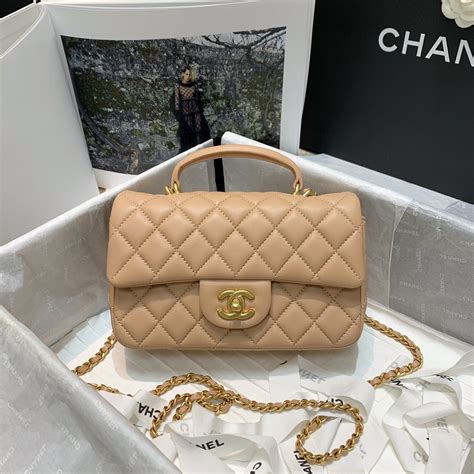 chanel top handle bags|mini flap bag chanel 2021.